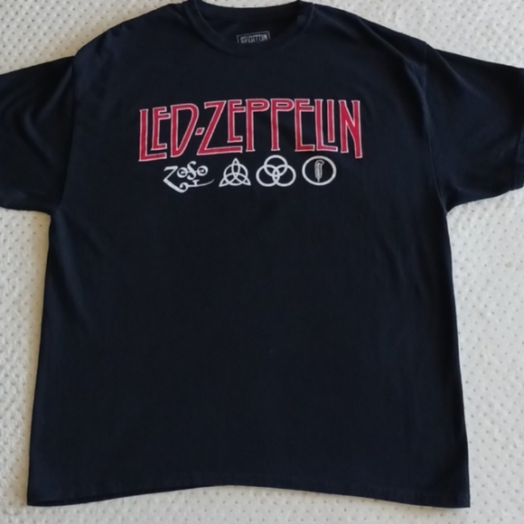 FINAL PRICE THEN RELIST Led Zeppelin XL black band Tshirt - Picture 2 of 6